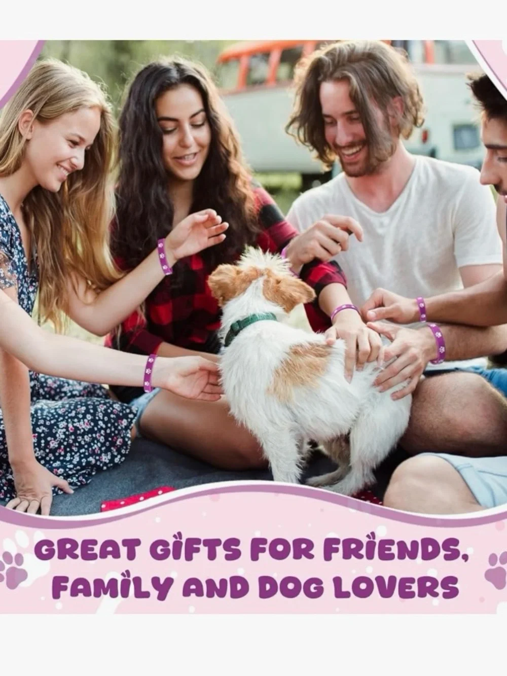 Paw-Print Bracelets - Pack of 100